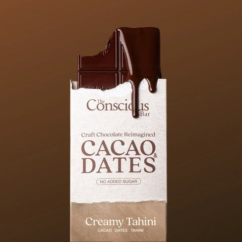 Date Sweetened Dark Chocolate - Creamy Tahini