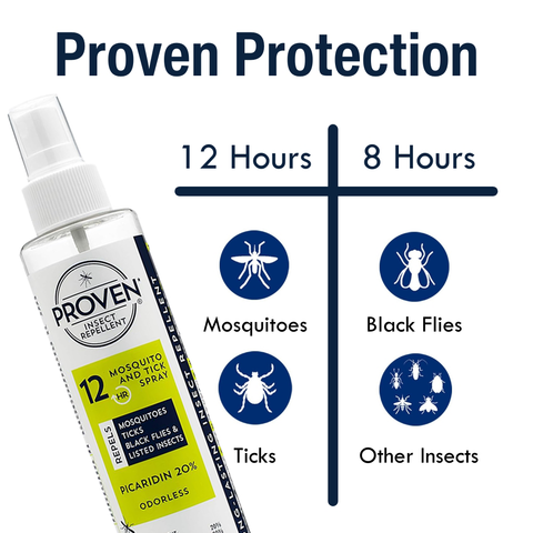 12 Hour Mosquito + Tick Spray – Odorless Case Pack