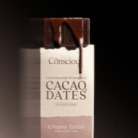 Date Sweetened Dark Chocolate - Creamy Tahini