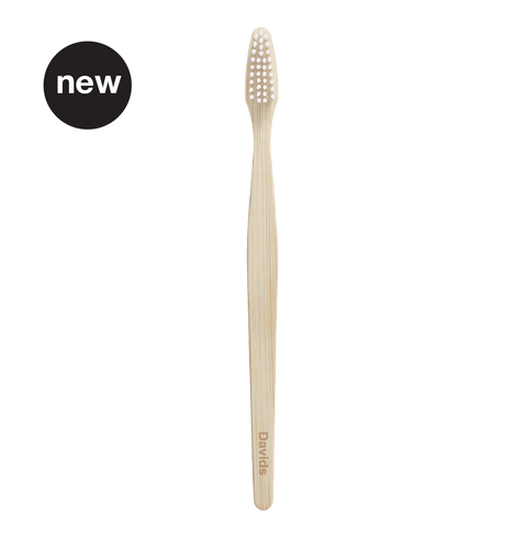 Davids premium bamboo toothbrush | adult soft | single