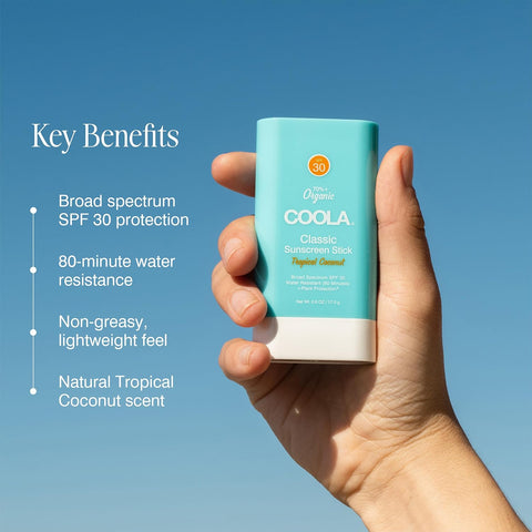 COOLA Classic Sunscreen Stick SPF 30 - Tropical Coconut