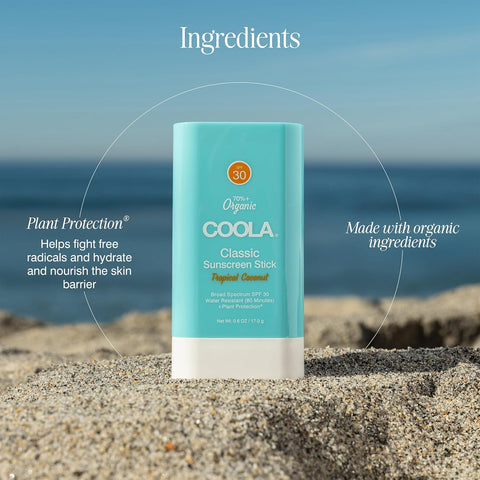 COOLA Classic Sunscreen Stick SPF 30 - Tropical Coconut