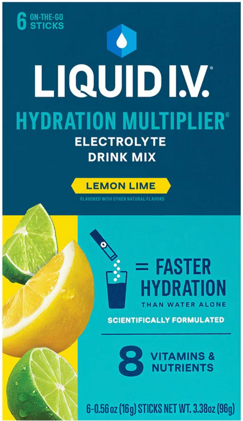 Liquid I.V. Hydration Multiplier - Lemon Lime (6 ct)
