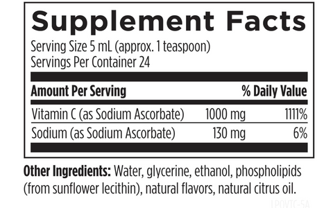 Liposomal Vitamin C – Lemon