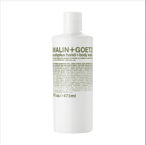 Malin+Goetz eucalyptus hand+body wash