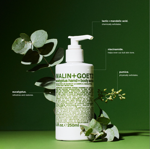 Malin+Goetz eucalyptus hand+body wash