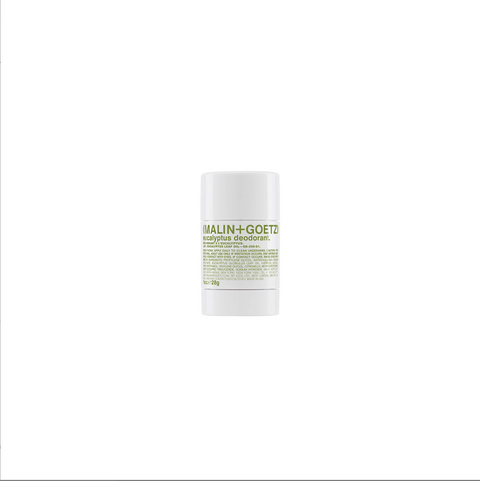 Malin+Goetz eucalyptus deodorant, travel
