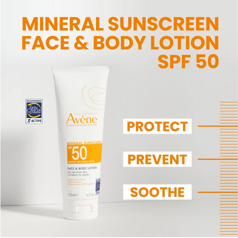 Avène Mineral Face Lotion Sunscreen SPF 50