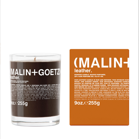 Malin+Goetz leather candle