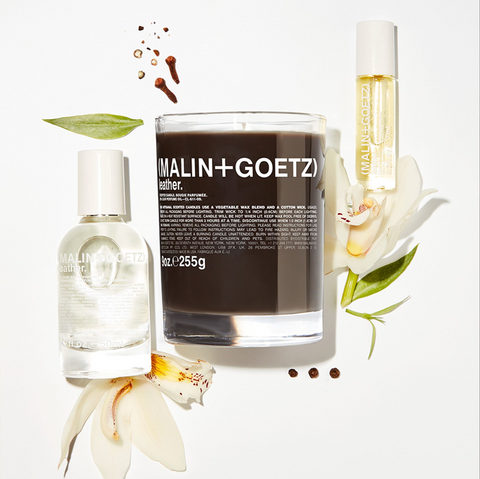 Malin+Goetz leather candle