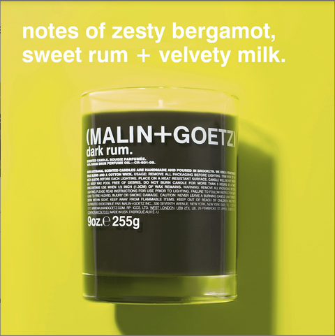 Malin+Goetz dark rum candle