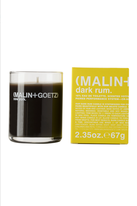 Malin+Goetz dark rum candle votive