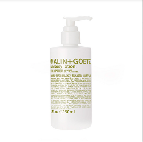 Malin+Goetz rum body lotion