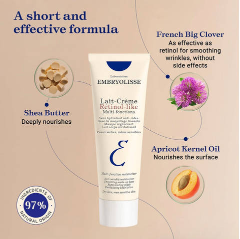 EMBRYOLISSE Lait Crème Retinol-like 2.54 fl.oz.