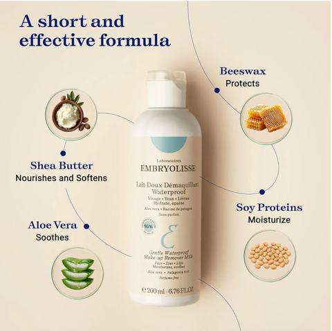 EMBRYOLISSE Gentle Waterproof Make-up Remover Milk 6.76 fl.oz.