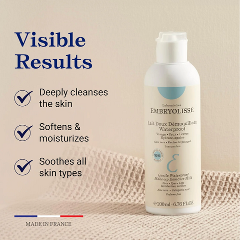 EMBRYOLISSE Gentle Waterproof Make-up Remover Milk 6.76 fl.oz.