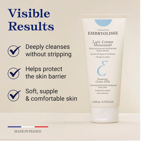 EMBRYOLISSE Foaming Cream Milk 6.76 fl.oz.