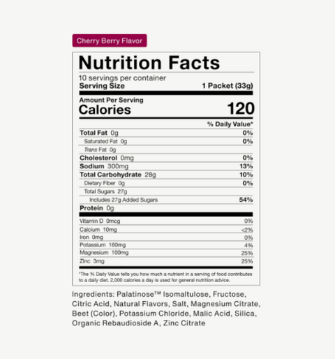 Fuel 10-Travel Packs - Cherry Berry