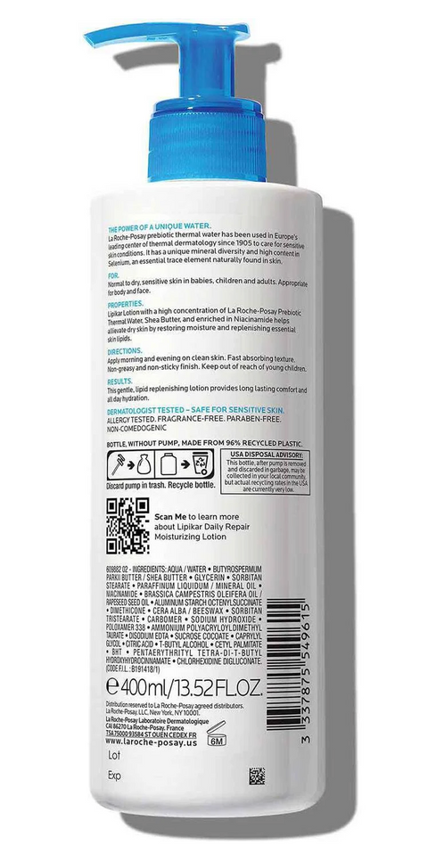 Lipikar Daily Repair Moisturizing Lotion