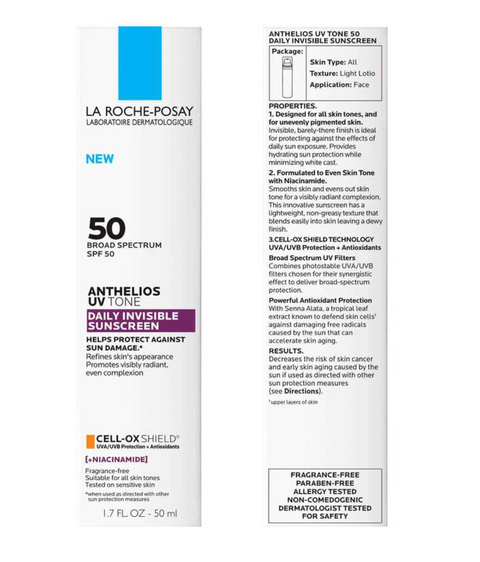 Anthelios UV Tone Invisible Sunscreen SPF 50