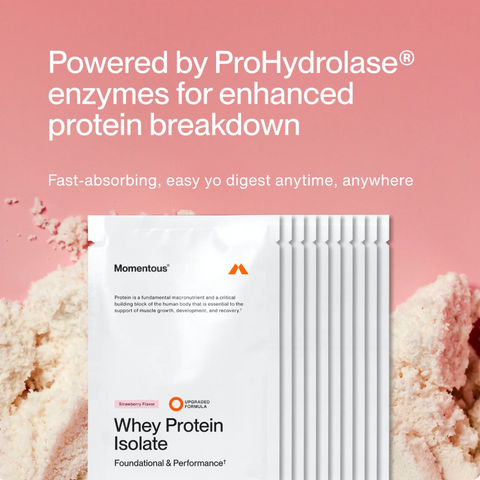 Grass-Fed Whey Protein 10-Travel Packs - Strawberry