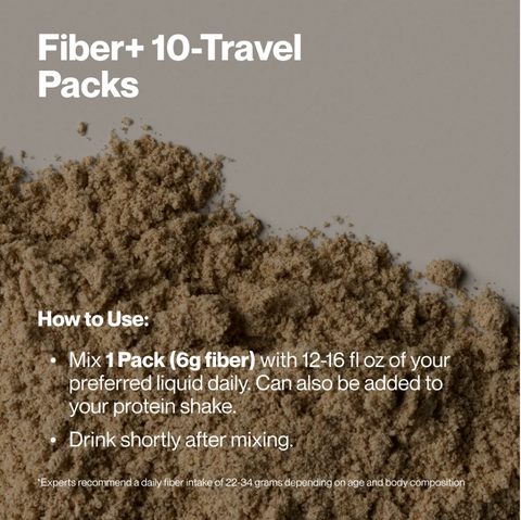 Fiber+ 10-Travel Packs