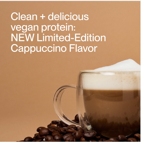 100% Plant Protein Powder - Limited Edition Flavor - Cappuccino