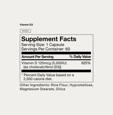 Vitamin D3 5000 IU