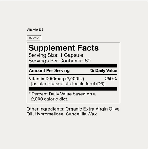 Vitamin D3 2000 IU
