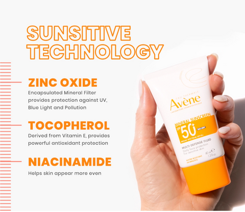 Avène Mineral Face Lotion Sunscreen SPF 50