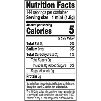 BREATH SAVERS Spearmint Flavored Mints .75 oz. Roll, 12 ct.