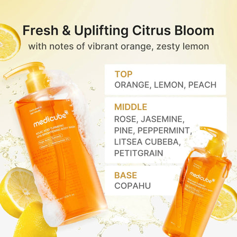 [Medicube] Kojic Acid Turmeric Brightening Body Wash, 400ml