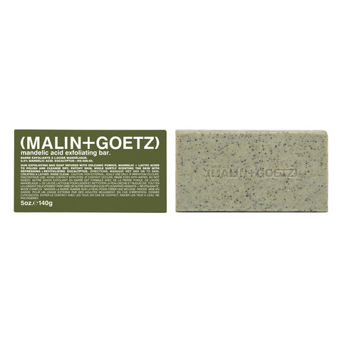 Malin+Goetz eucalyptus mandelic acid exfoliating bar soap