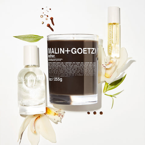 Malin+Goetz leather candle